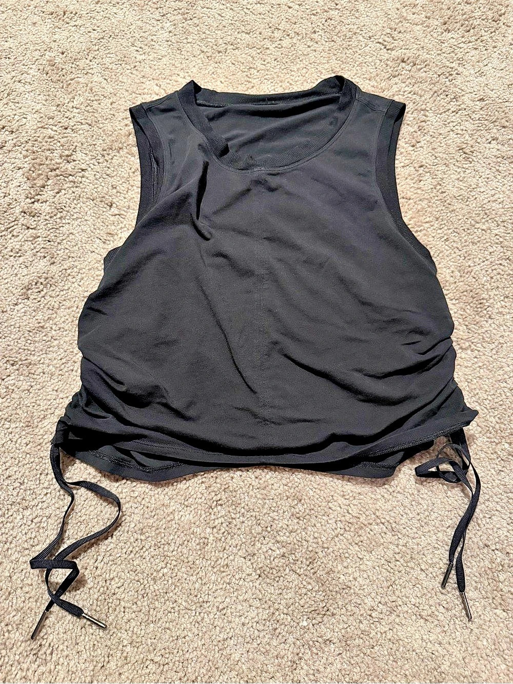 Lululemon Cinch It Up Tank Top Black Size S